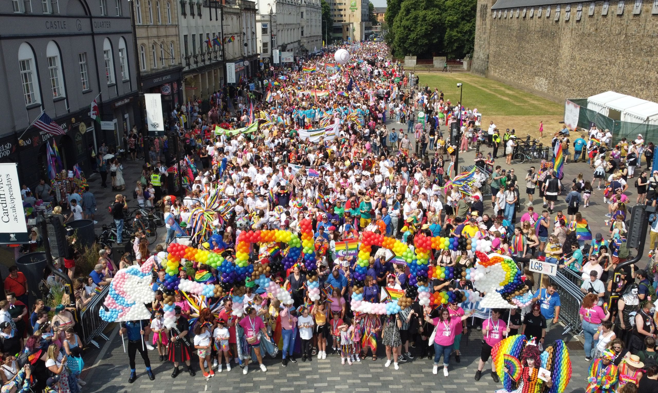 170623 pride cymru 2023 cardiff, wales, united kingdom Our Sponsors and Partners